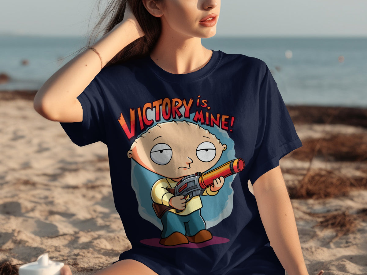 Victory is Mine Graphic Design T-shirt