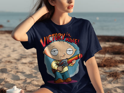 Victory is Mine Graphic Design T-shirt