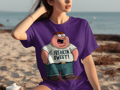 Funny Cartoon Character Freakin Sweet T-Shirt