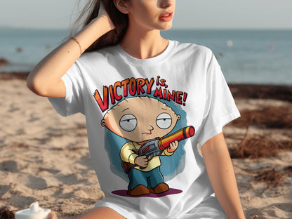 Victory Is Mine Graphic Character T-Shirt