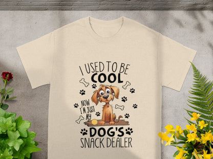 I Used To Be Cool Now I'm Just My Dog's Snack Dealer Shirt