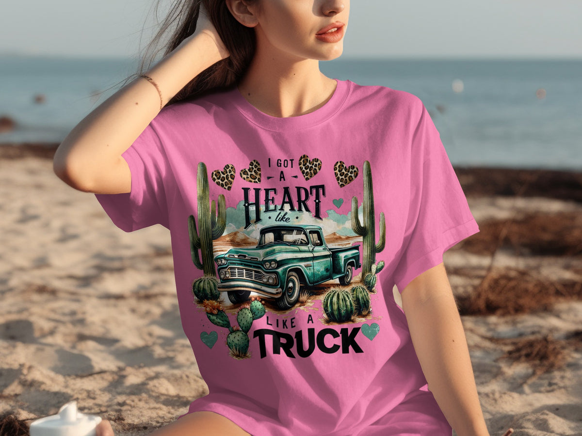 I Got A Heart Like A Truck Graphic T-Shirt