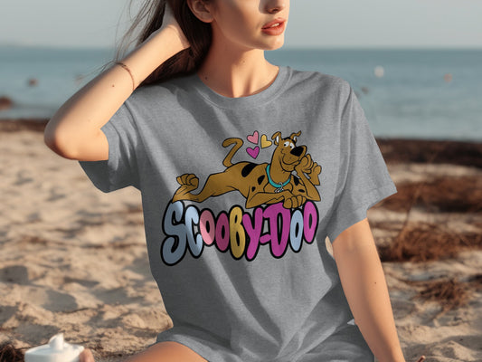 Scooby-Doo Graphic Tee for Casual Beachwear