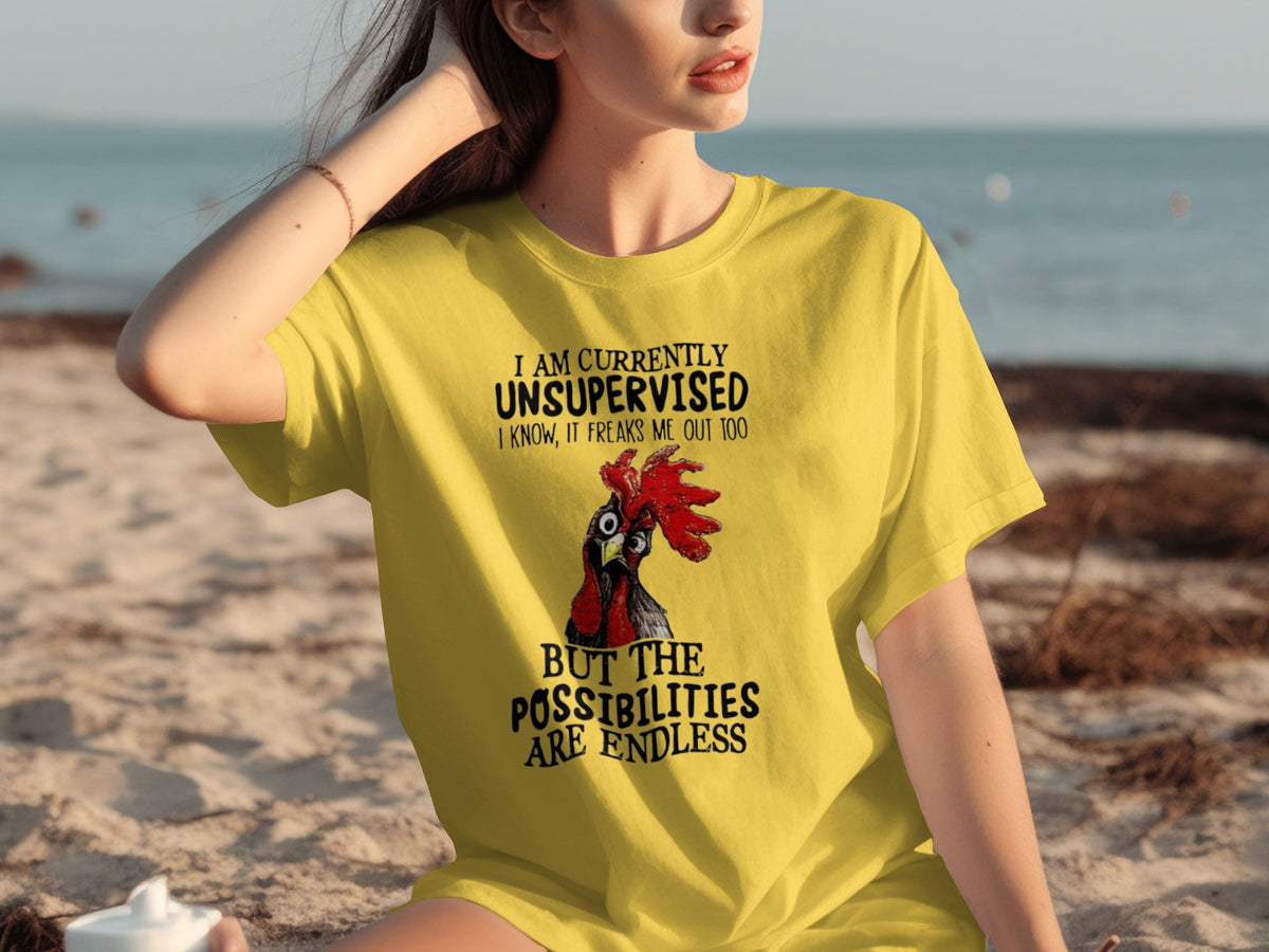 Unsupervised Freaks Me Out Possibilities Are Endless Shirt