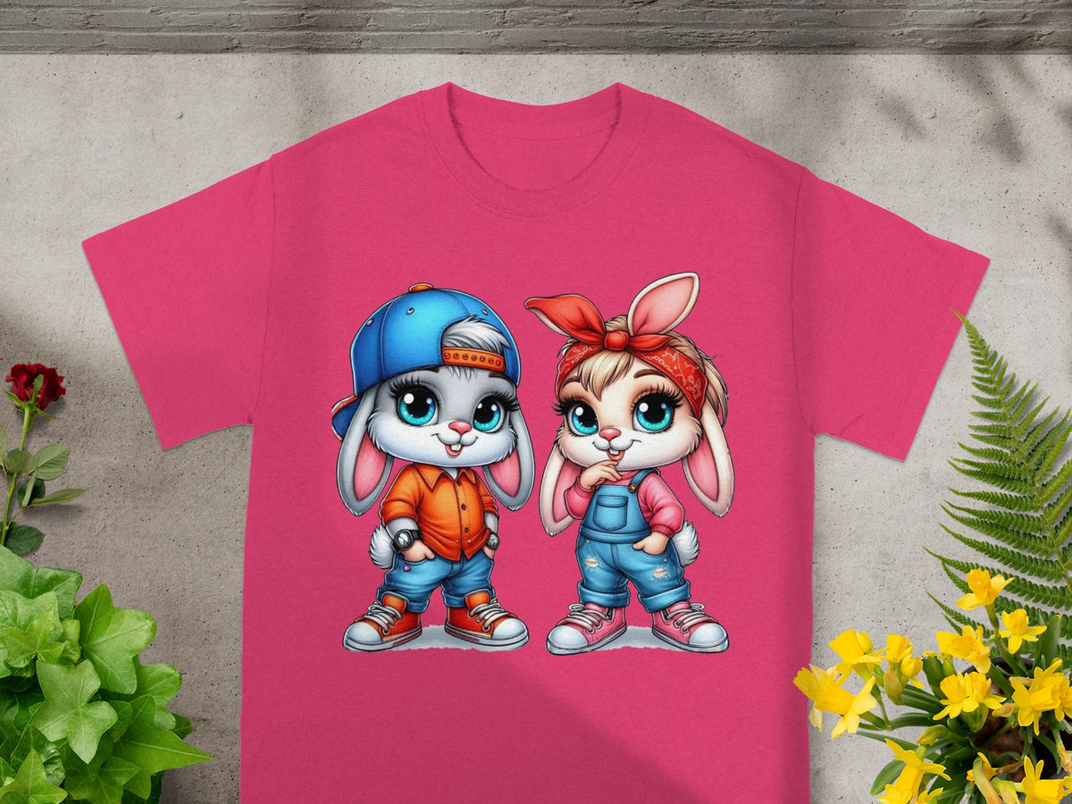 Baby Bugs and Babs Playful Street Style Bunny Duo T-Shirt