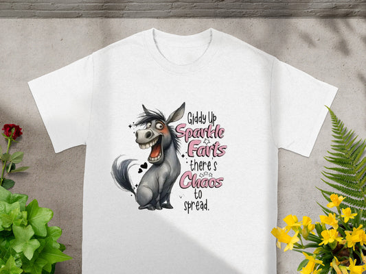 Giddy Up Sparkle Farts There's Chaos to Spread Shirt