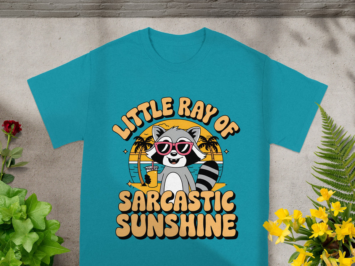 Little Ray of Sarcastic Sunshine Raccoon Tee