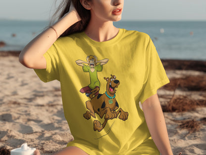 Scooby-Doo and Shaggy Graphic Casual T-Shirt