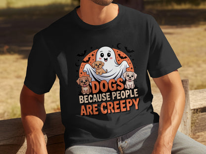 Dogs Because People Are Creepy Halloween T-shirt
