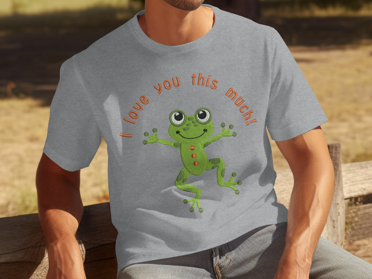 I Love You This Much Frog Graphic T-Shirt