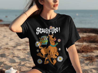 Scooby-Doo Graphic Print Black T-Shirt