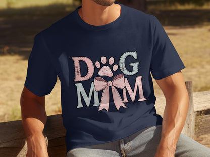 Cute Dog Mom Graphic Design T-Shirt for Pet Lovers