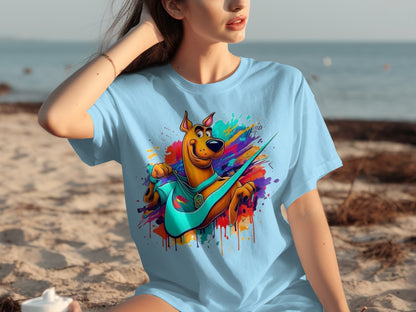 Colorful Animated Character Graphic T-Shirt Design