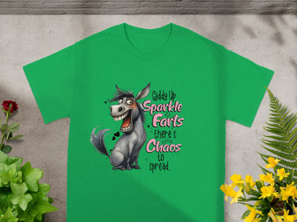 Giddy Up Sparkle Farts There's Chaos to Spread Tee