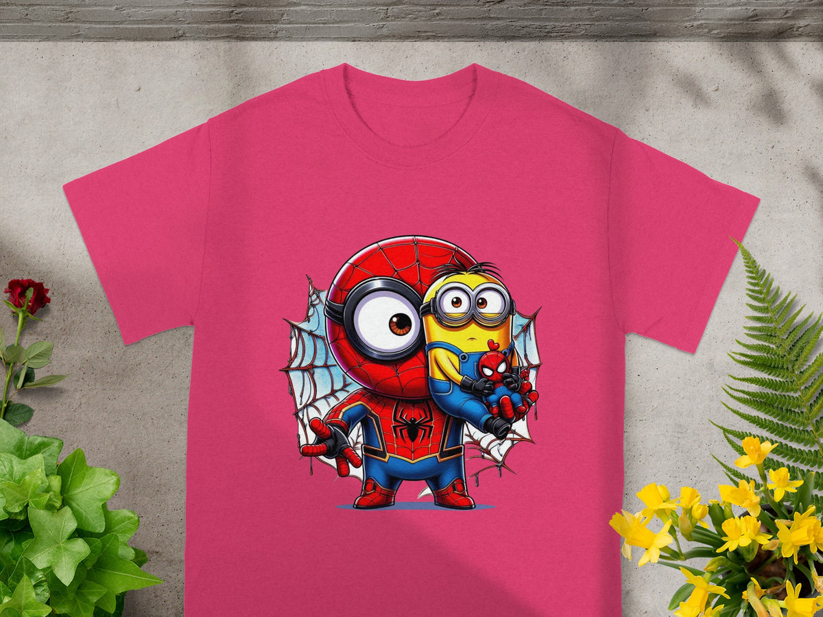 Minion & Spidey Crossover Charm T-Shirt