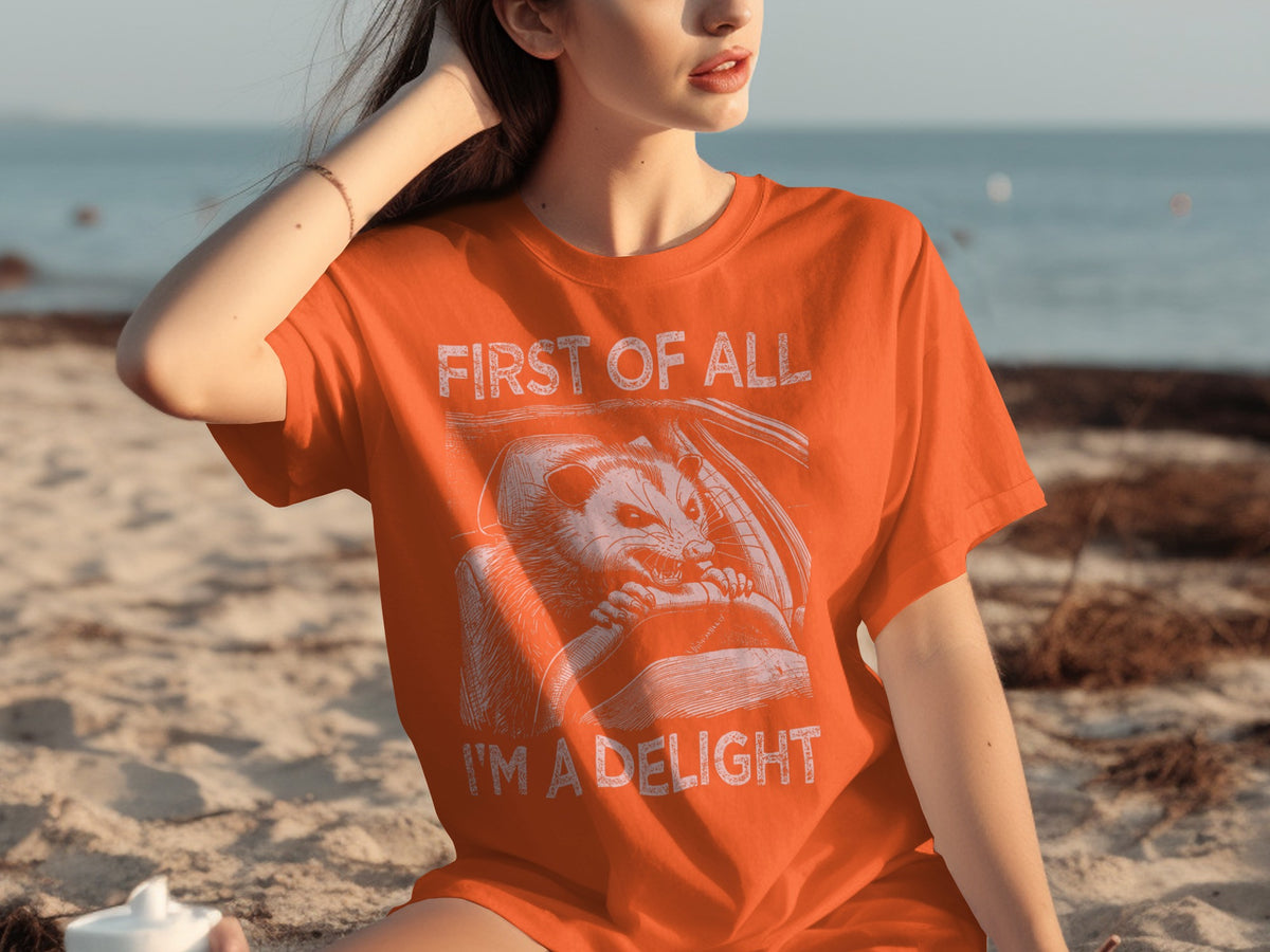 First of All I'm a Delight Graphic T-shirt