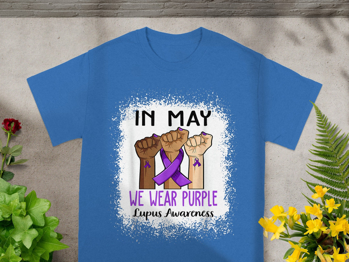 In May We Wear Purple Lupus Awareness Shirt