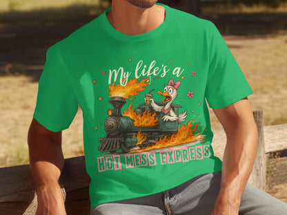 My Life's a Hot Mess Express Graphic Tee Shirt