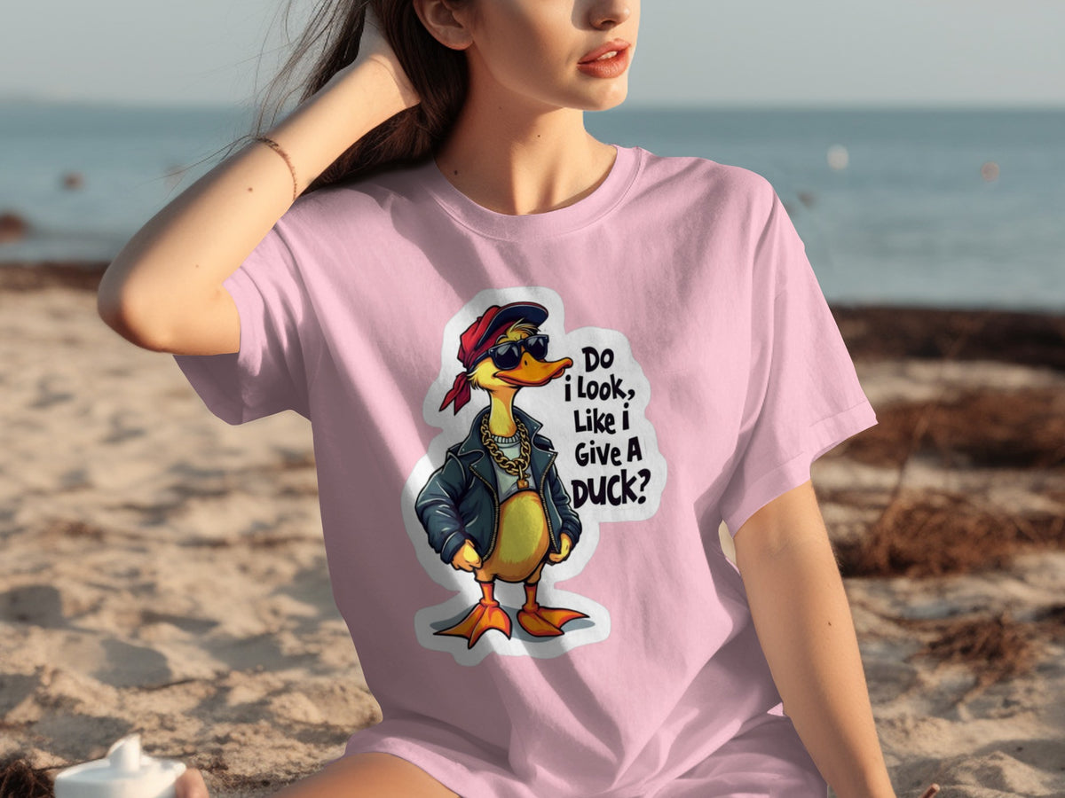 Do I Look Like I Give A Duck Funny Graphic Tee