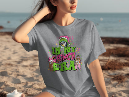 In My Grinch Era Festive Holiday Graphic Tee