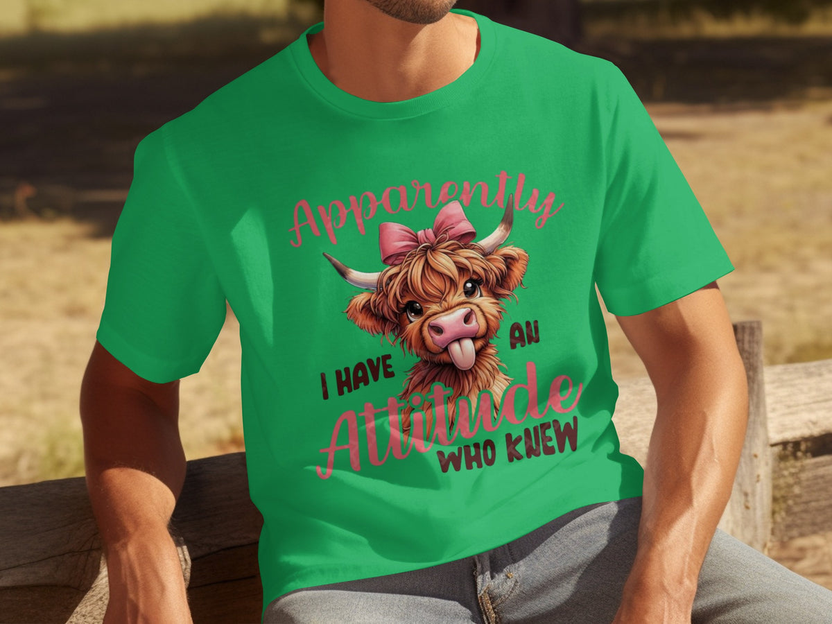 Apparently I Have An Attitude Who Knew T-shirt