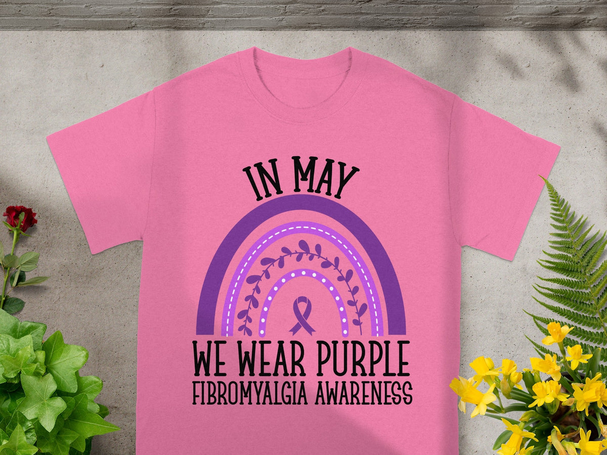 In May We Wear Purple Fibromyalgia Awareness T-shirt
