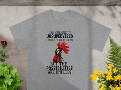 Unsupervised Possibilities Are Endless Graphic Tee