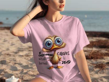 Overthinking Situations Burned Calories Funny T-Shirt