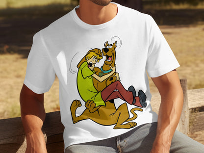 Scooby-Doo and Shaggy White Short Sleeve T-Shirt