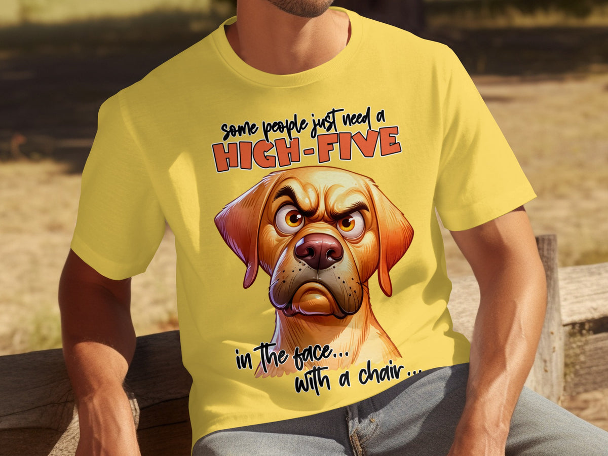 Some People Need a High Five in the Face Funny Shirt