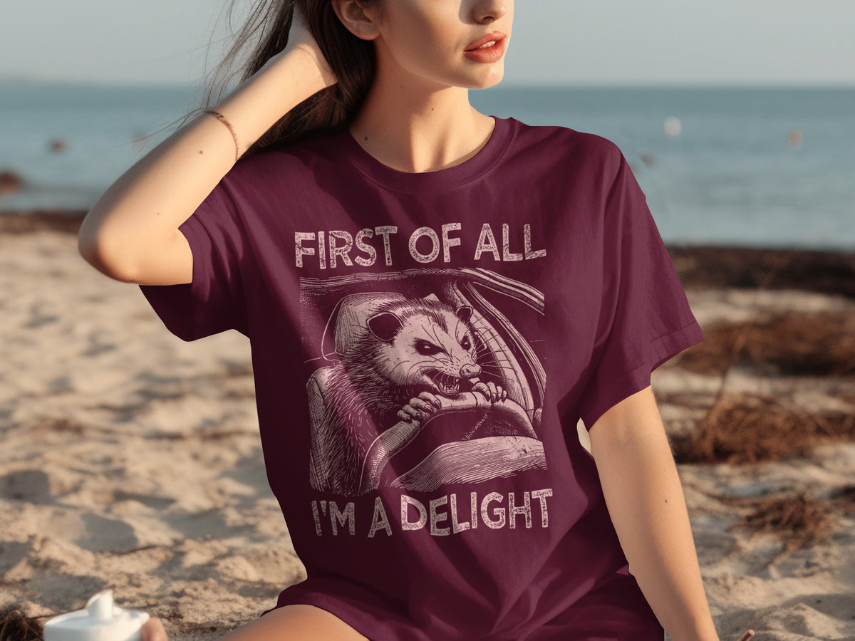 First of All I'm a Delight Graphic Shirt