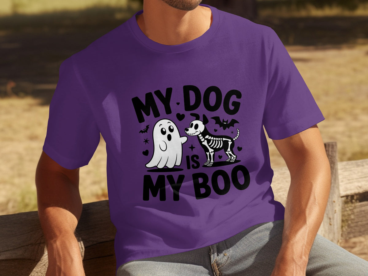 My Dog is My Boo Halloween themed t-shirt