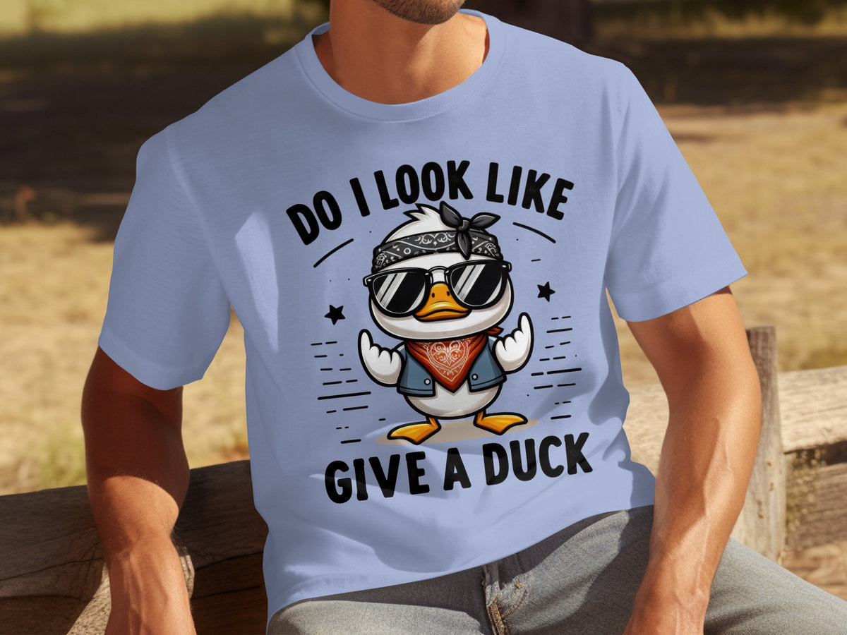 Do I Look Like Give A Duck Funny T-shirt for Men