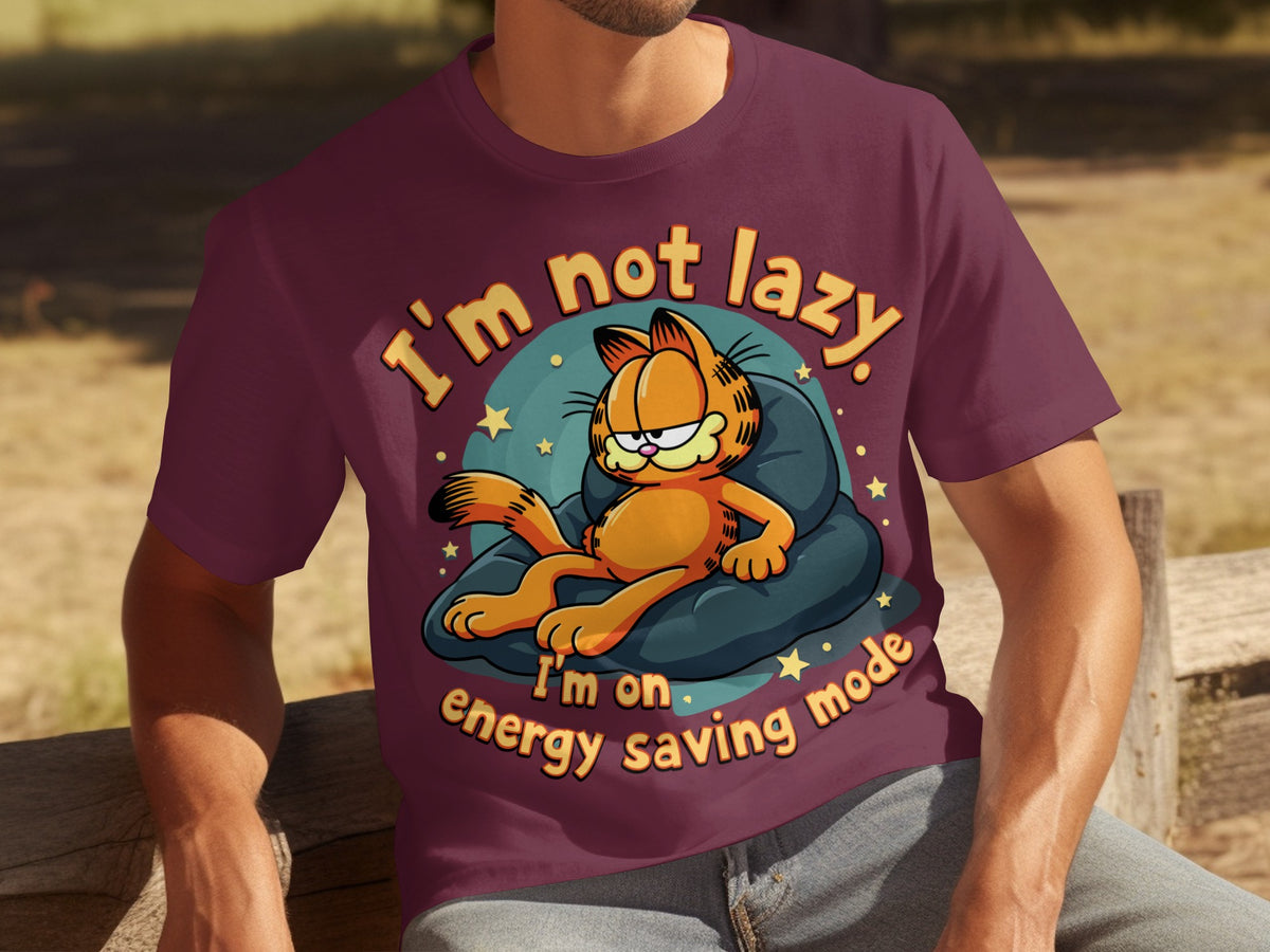 I'm Not Lazy Energy Saving Mode Graphic T-Shirt