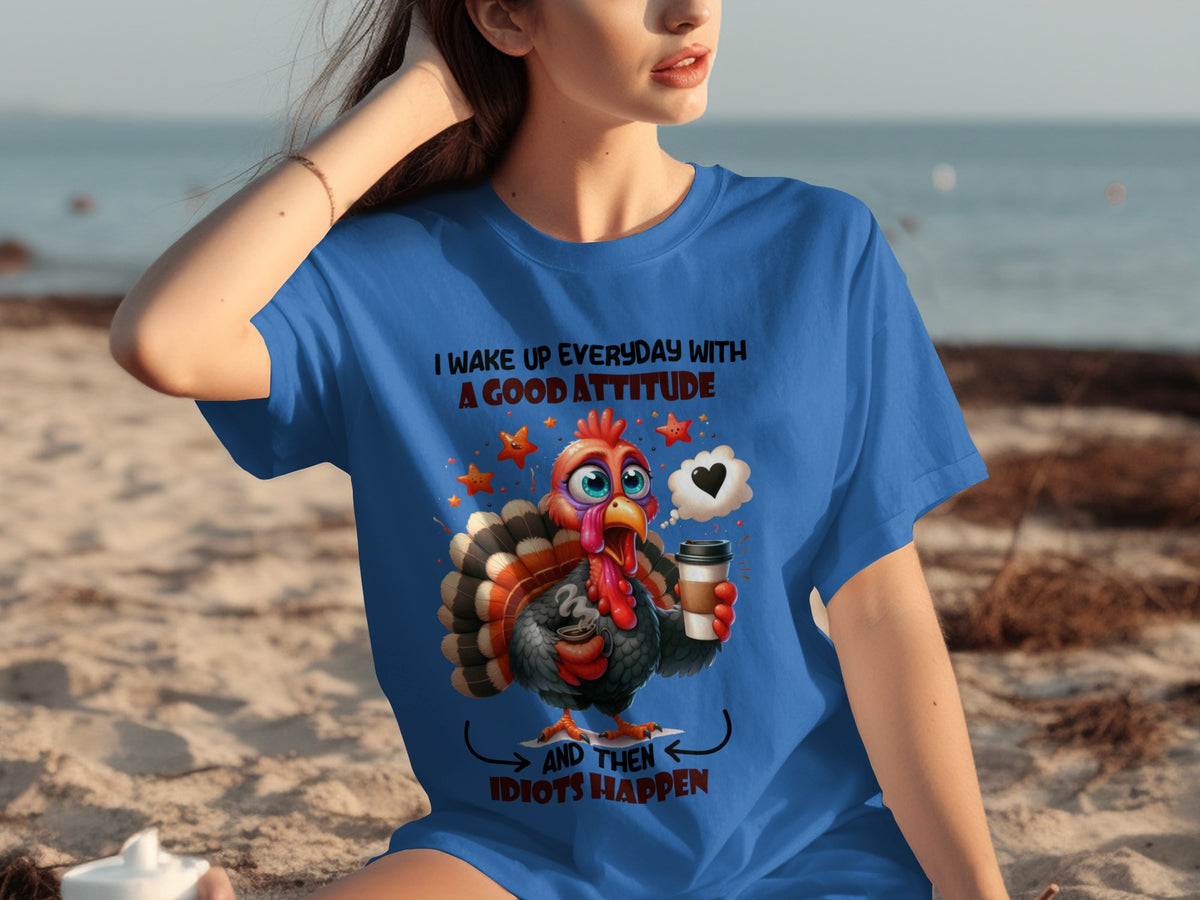 I Wake Up Everyday With a Good Attitude Funny Shirt