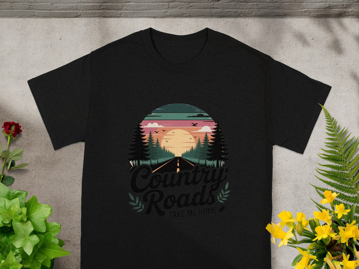 Country Roads Take Me Home Graphic T-Shirt