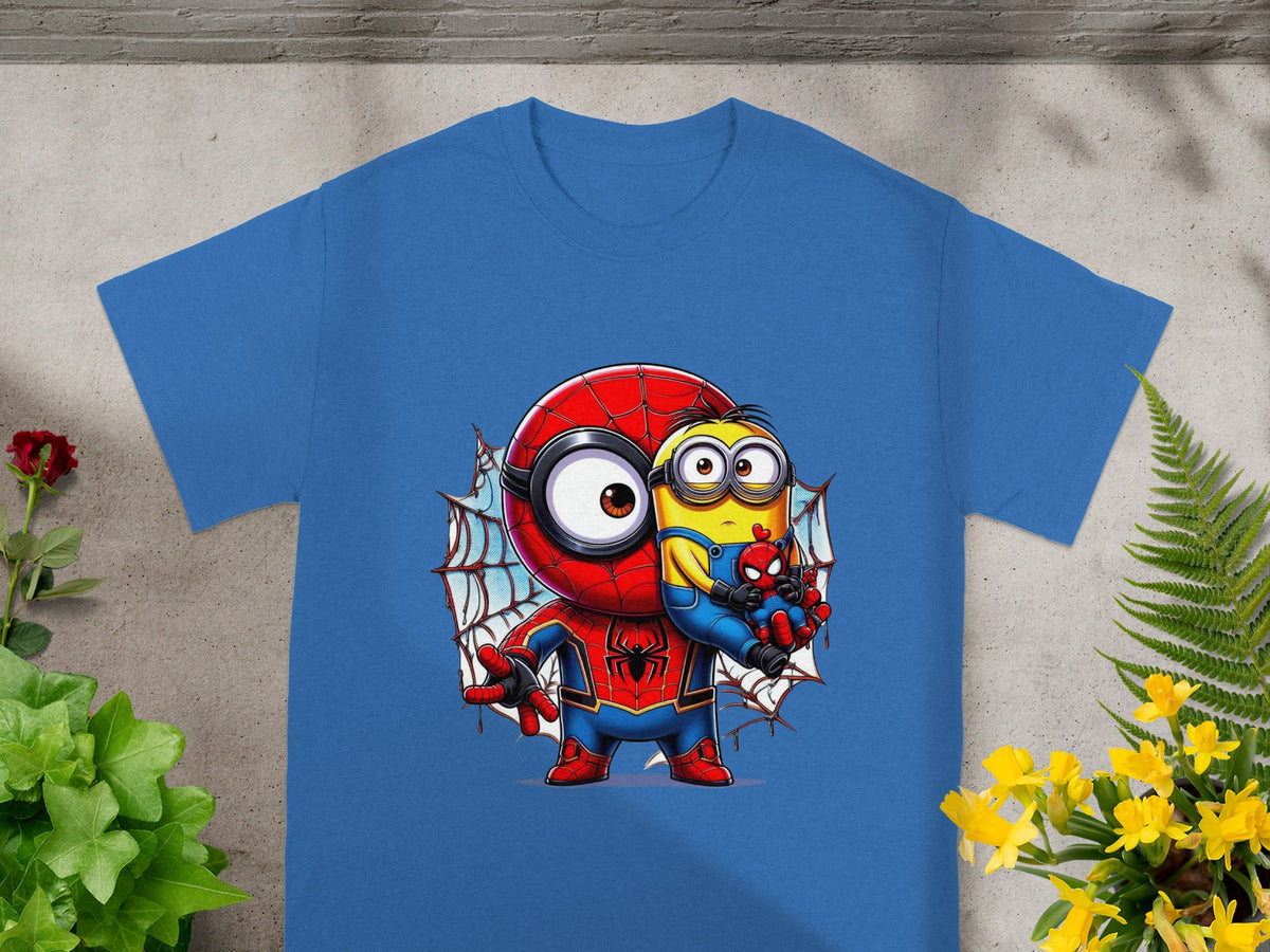 Minion & Spidey Crossover Charm T-Shirt