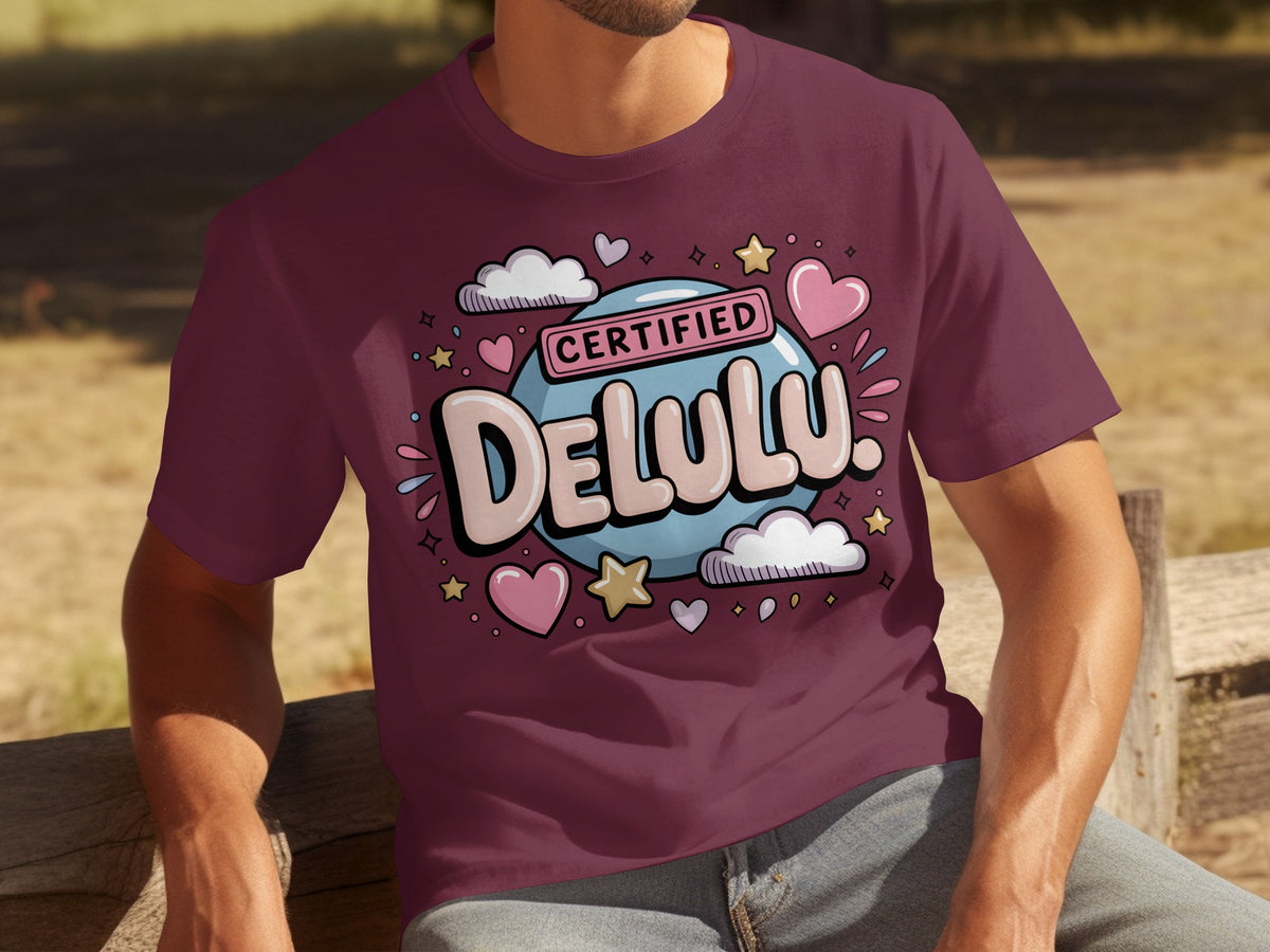 Certified Delulu Cute Graphic Tee