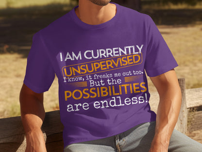 I AM CURRENTLY UNSUPERVISED POSSIBILITIES T-Shirt