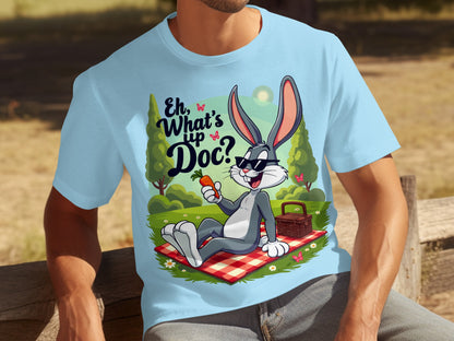 Bugs Bunny Relaxing Picnic Eh What's Up Doc Shirt