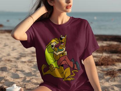 Scooby-Doo and Shaggy Graphic Print T-shirt