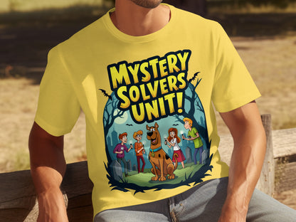 Mystery Solvers Unit Graphic Tee Shirt for Adults