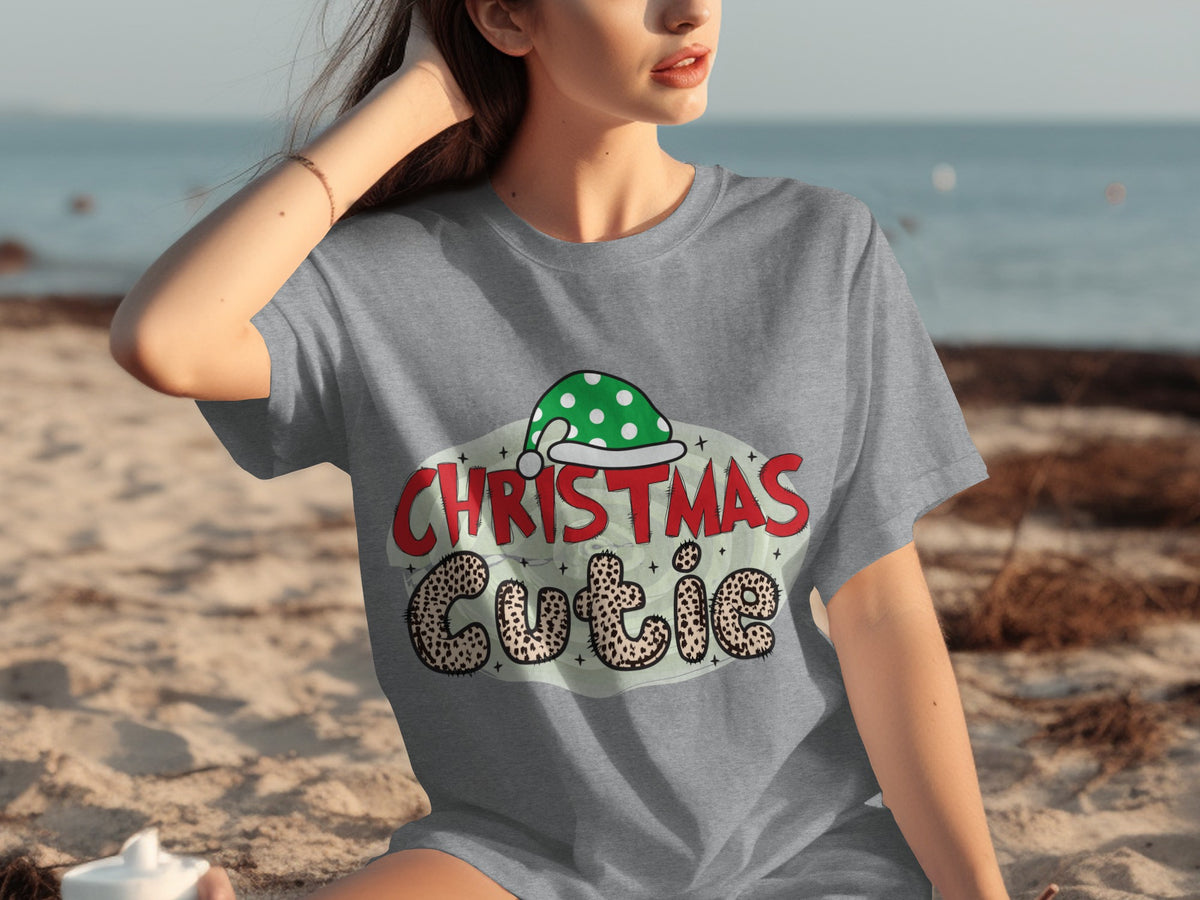 Christmas Cutie Holiday Themed T-Shirt Outfit Gift