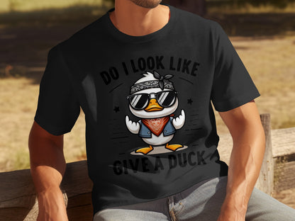 Do I Look Like Give a Duck Funny Graphic T-Shirt