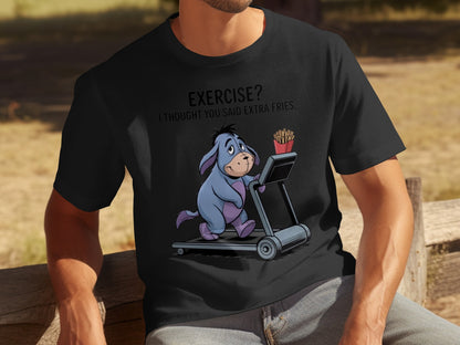 Exercise I Thought You Said Extra Fries Funny Shirt