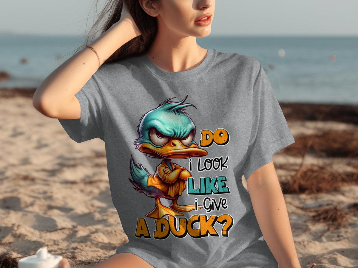 Do I Look Like I Give A Duck Funny Graphic Shirt