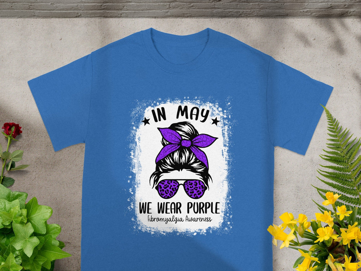In May We Wear Purple Fibromyalgia Awareness Shirt