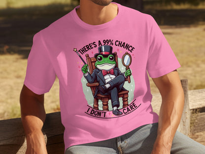 There's A 99% Chance I Don't Care Frog Shirt