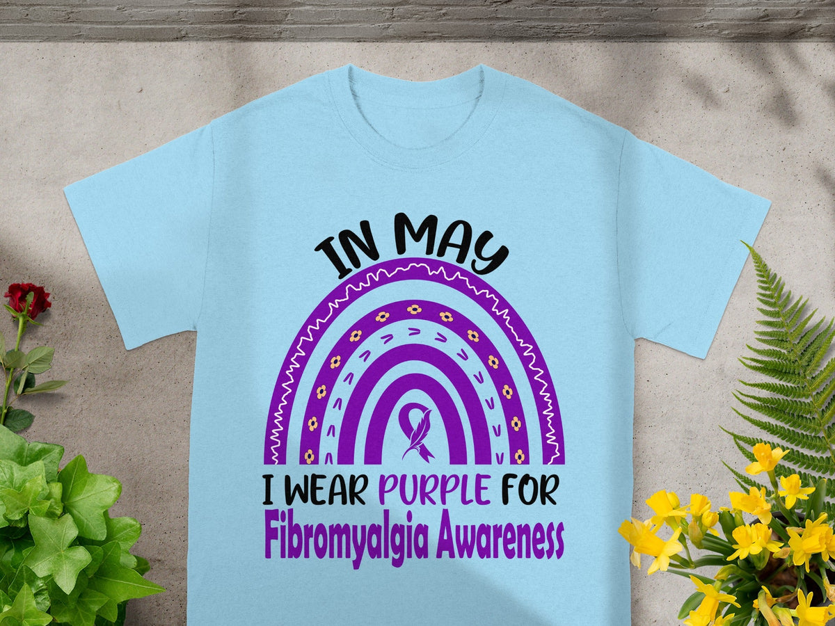 In May I Wear Purple for Fibromyalgia Awareness Shirt