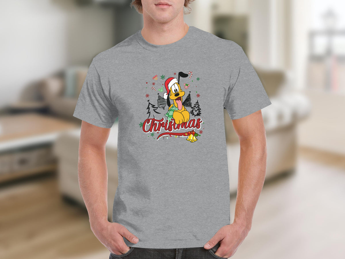 Pluto Christmas Design T-Shirt Perfect Holiday Gift